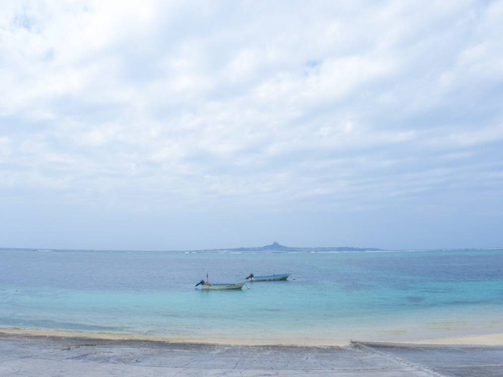 伊江島の海