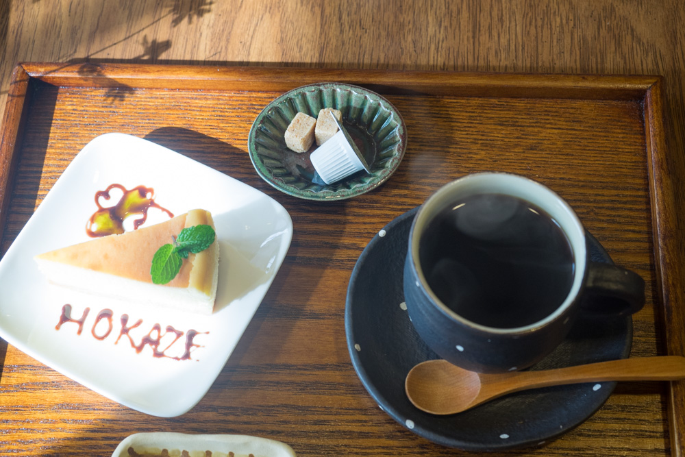 コーヒーとケーキセット