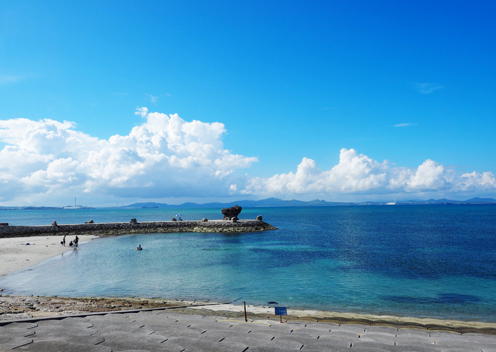 沖縄中部も海がきれい