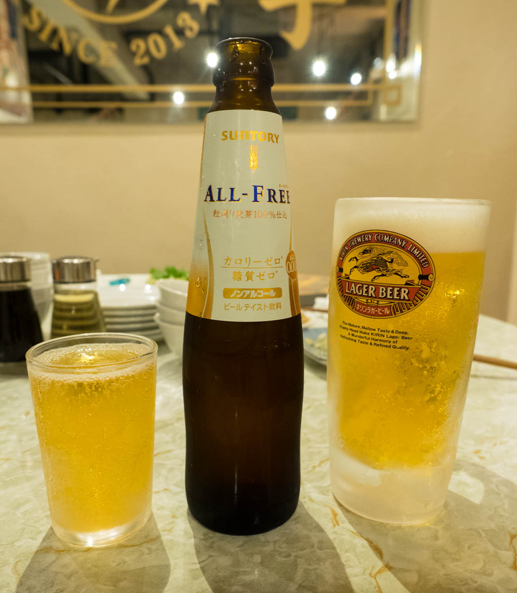 ビールで乾杯