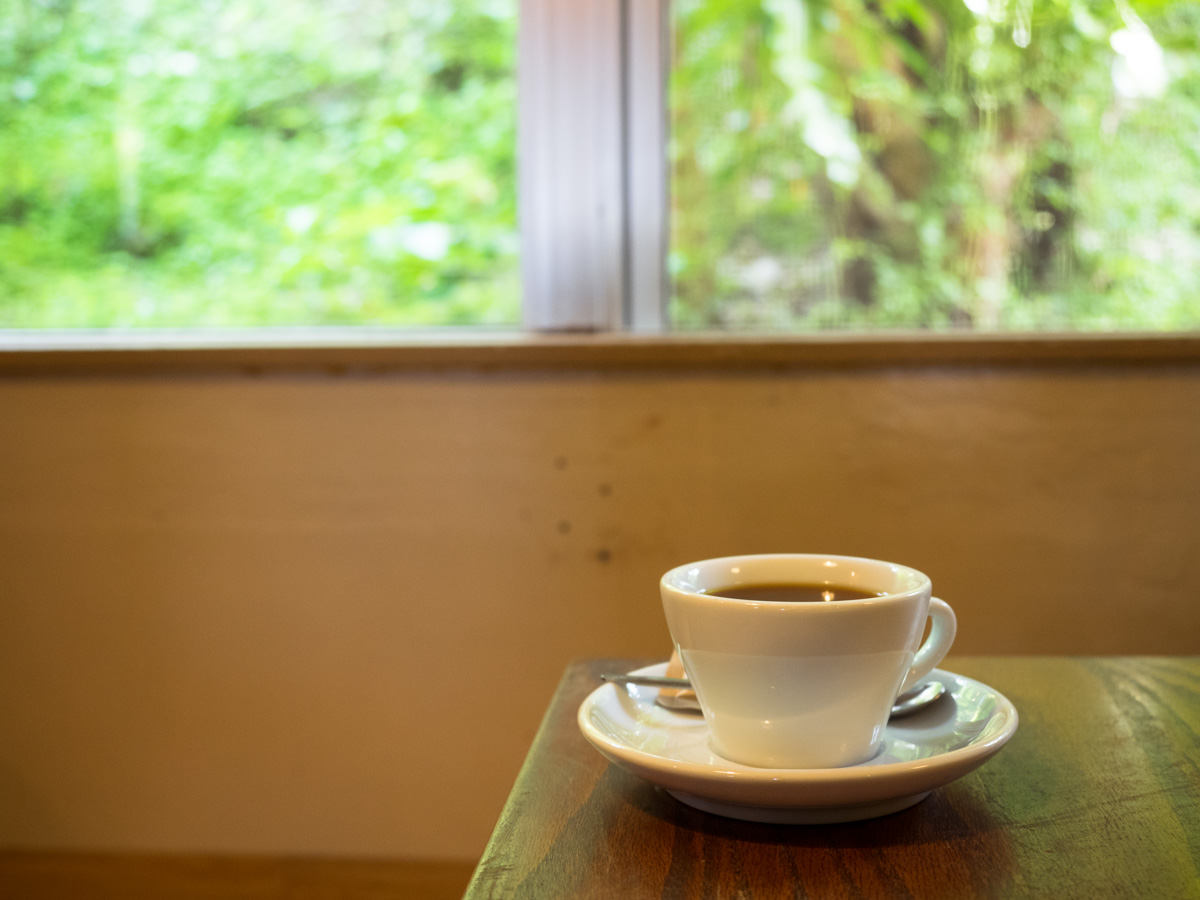 食後のホットコーヒー