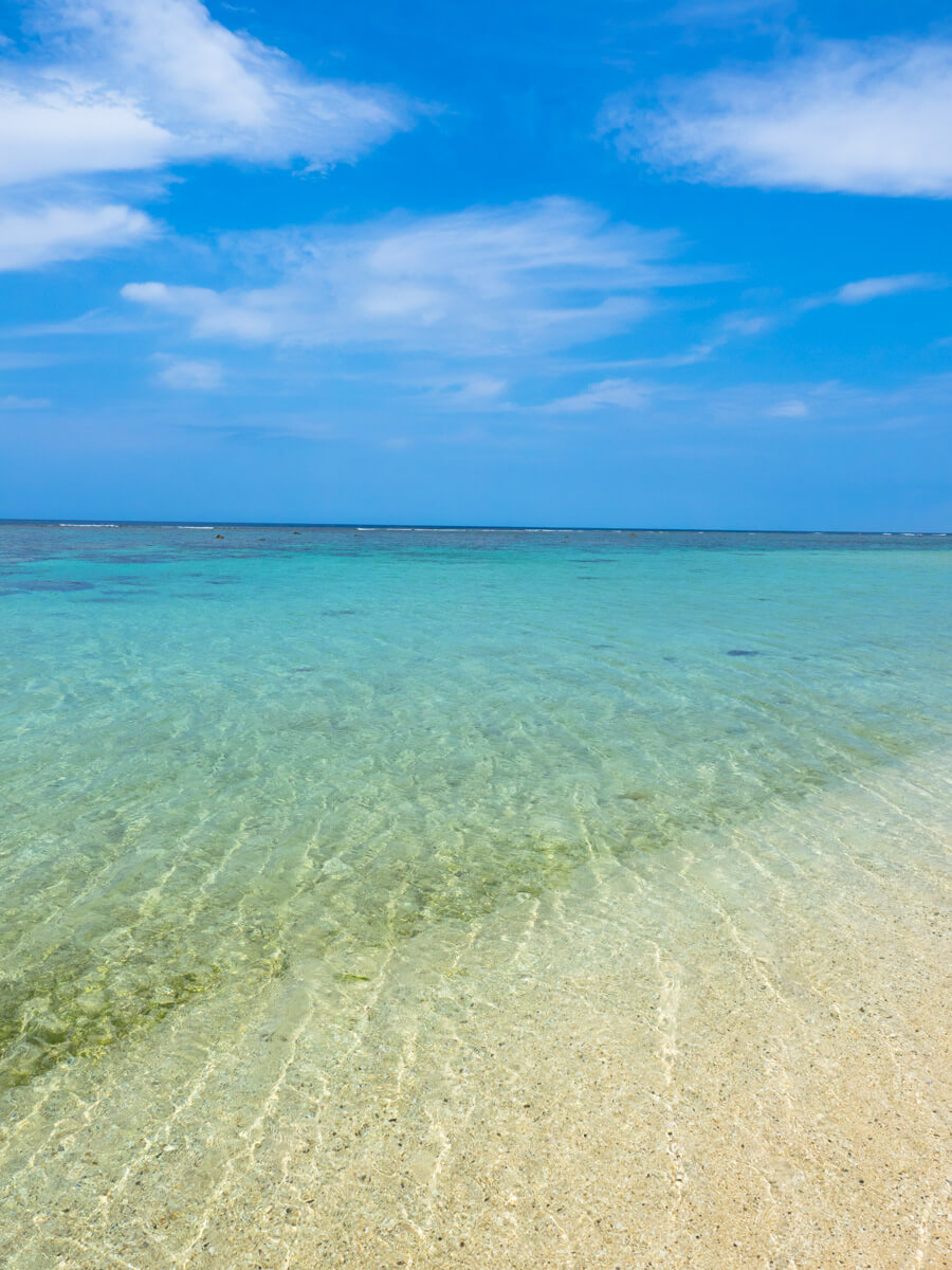 海の透明度も高い