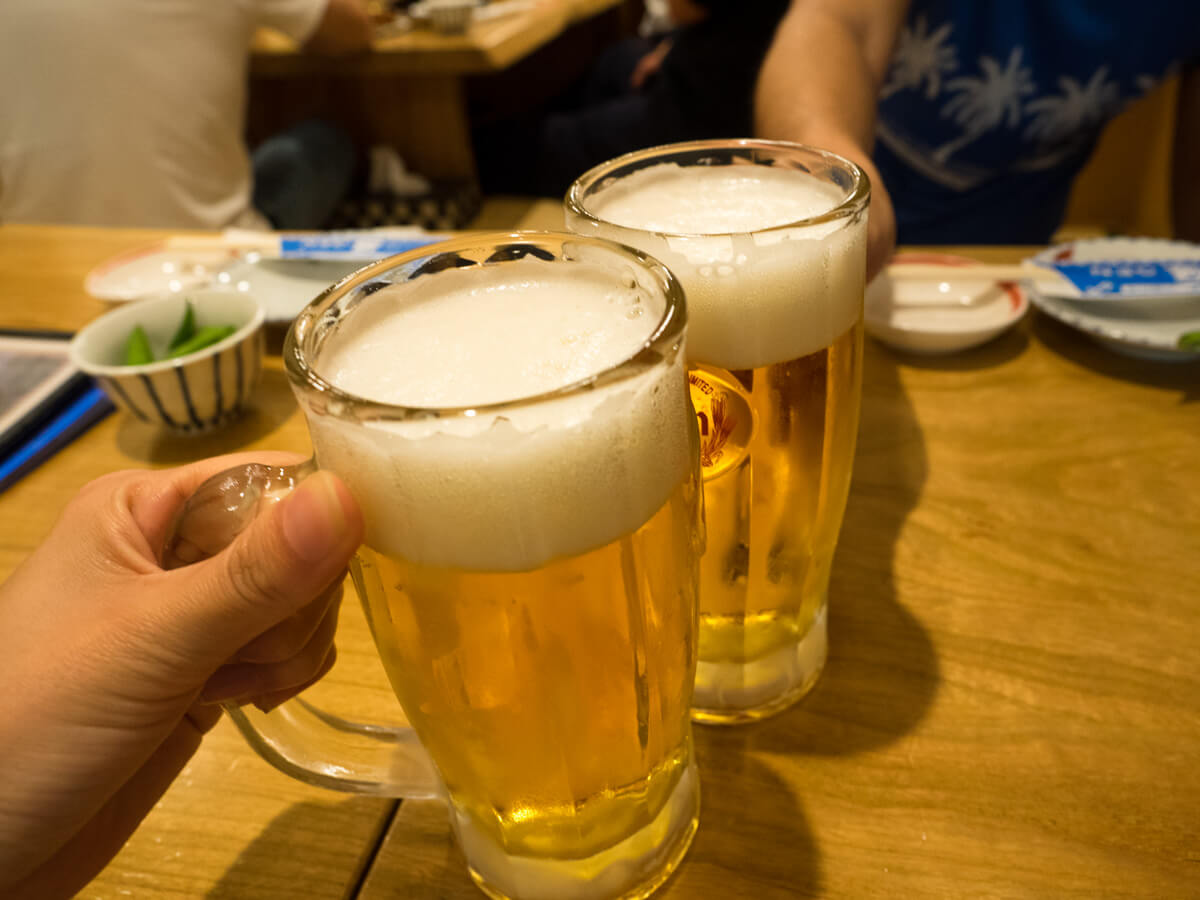 海人居酒屋 源 総本店のビール