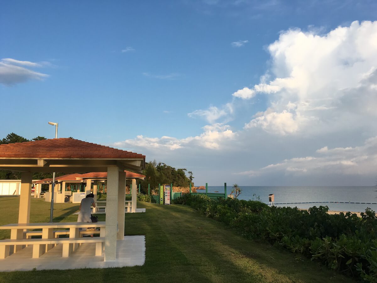 福地川海浜公園の東屋