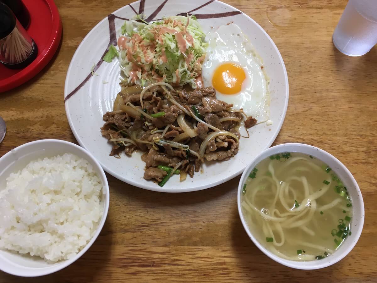 前田食堂のしょうが焼き