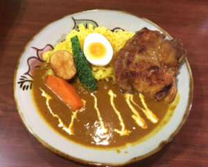 キーマクリームチキンカレー