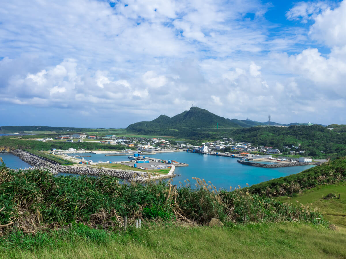 与那国島の久部良集落