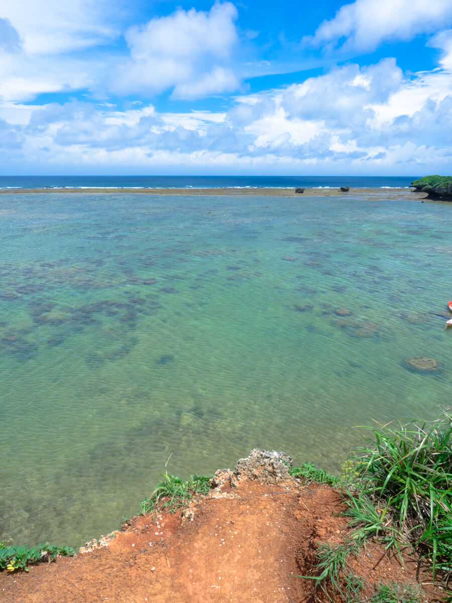 遠浅の海