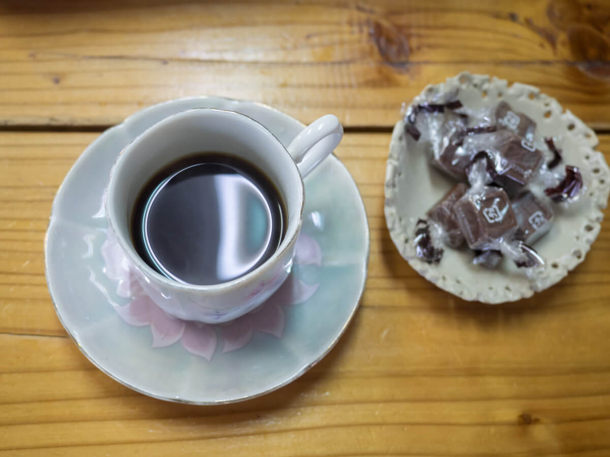 食後のコーヒー