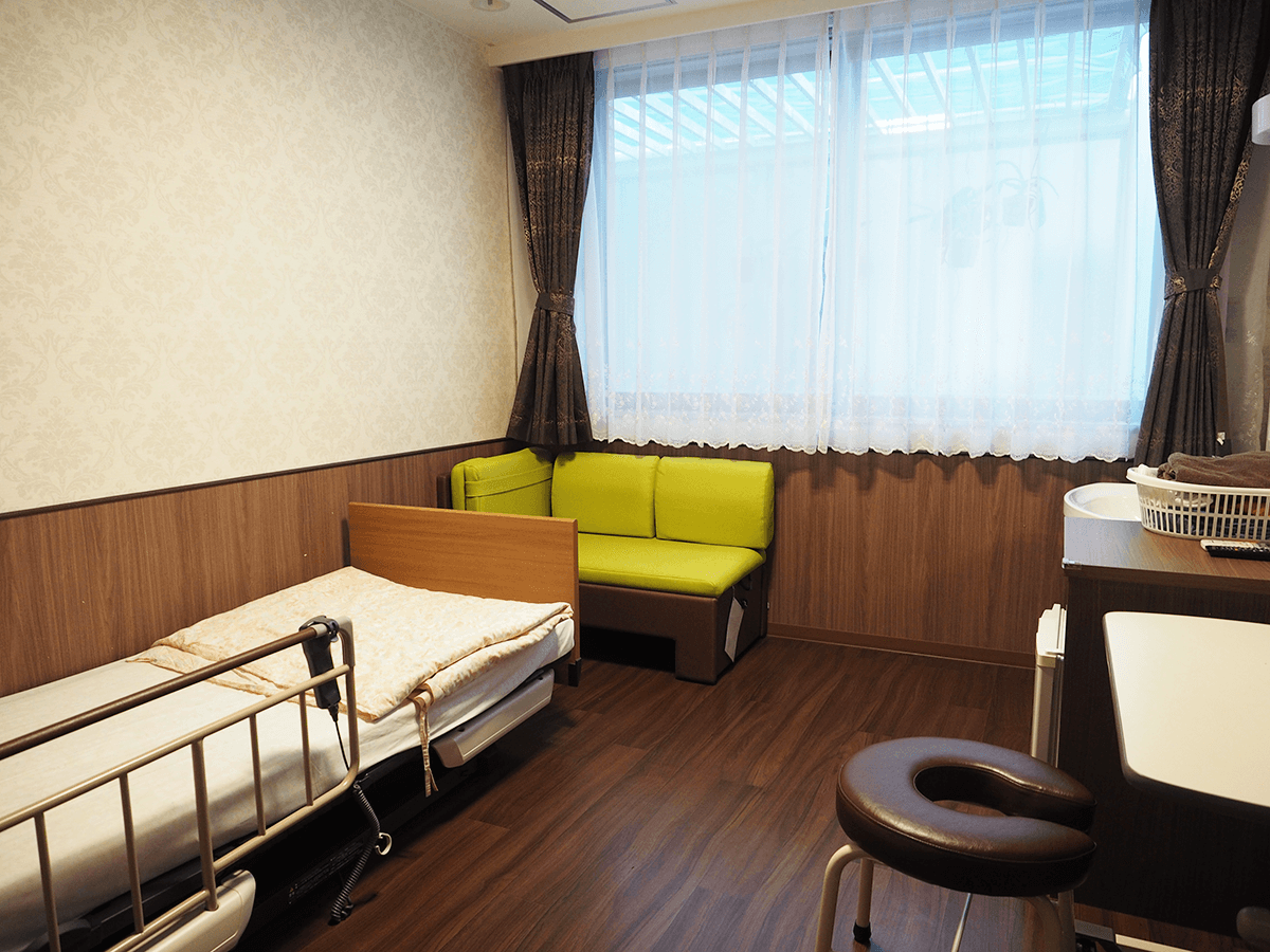 名城病院の入院部屋