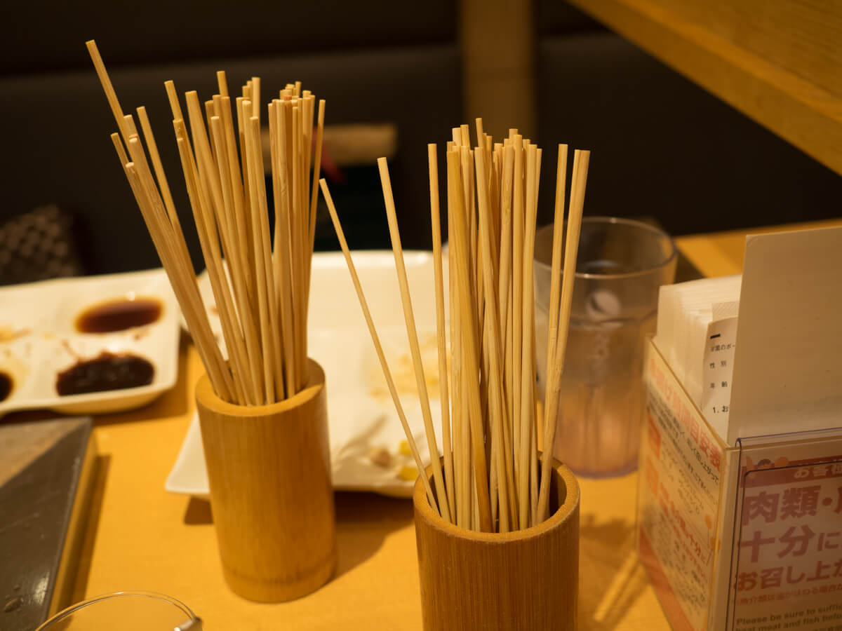 串カツの竹串