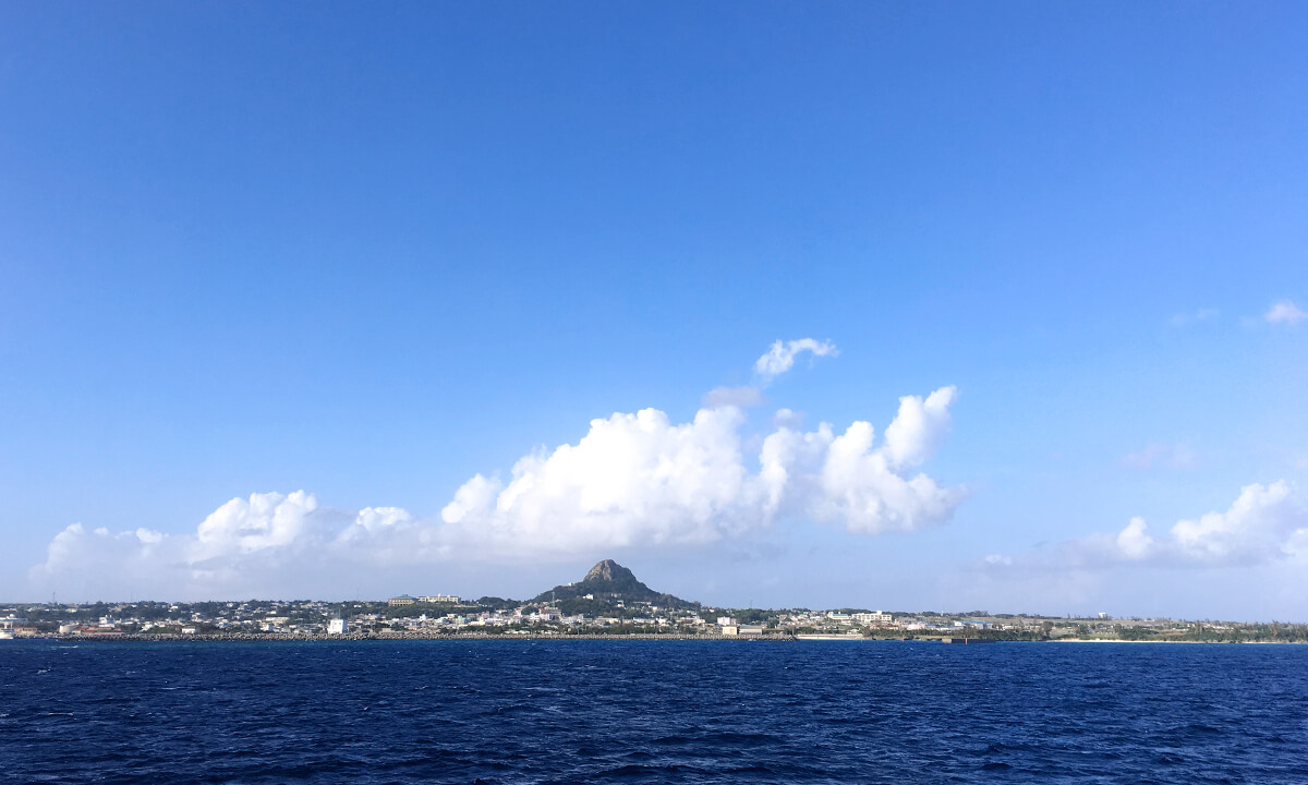 穴場の離島、伊江島