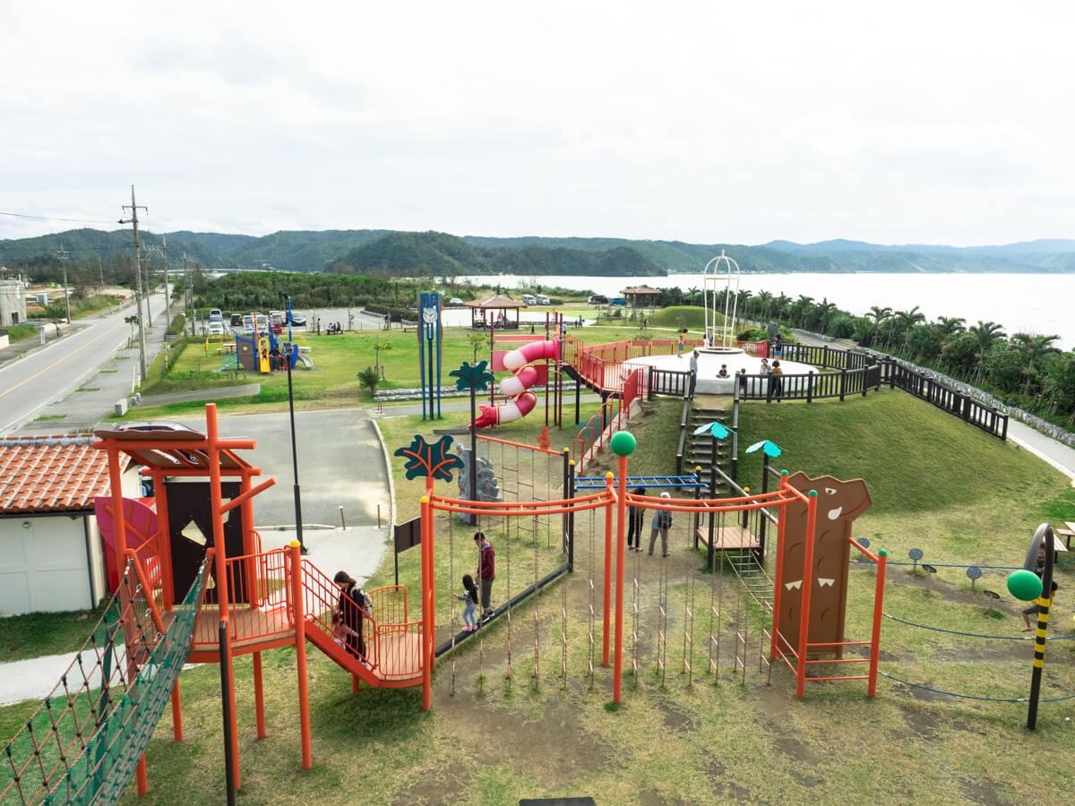 大宜味村の結の浜公園