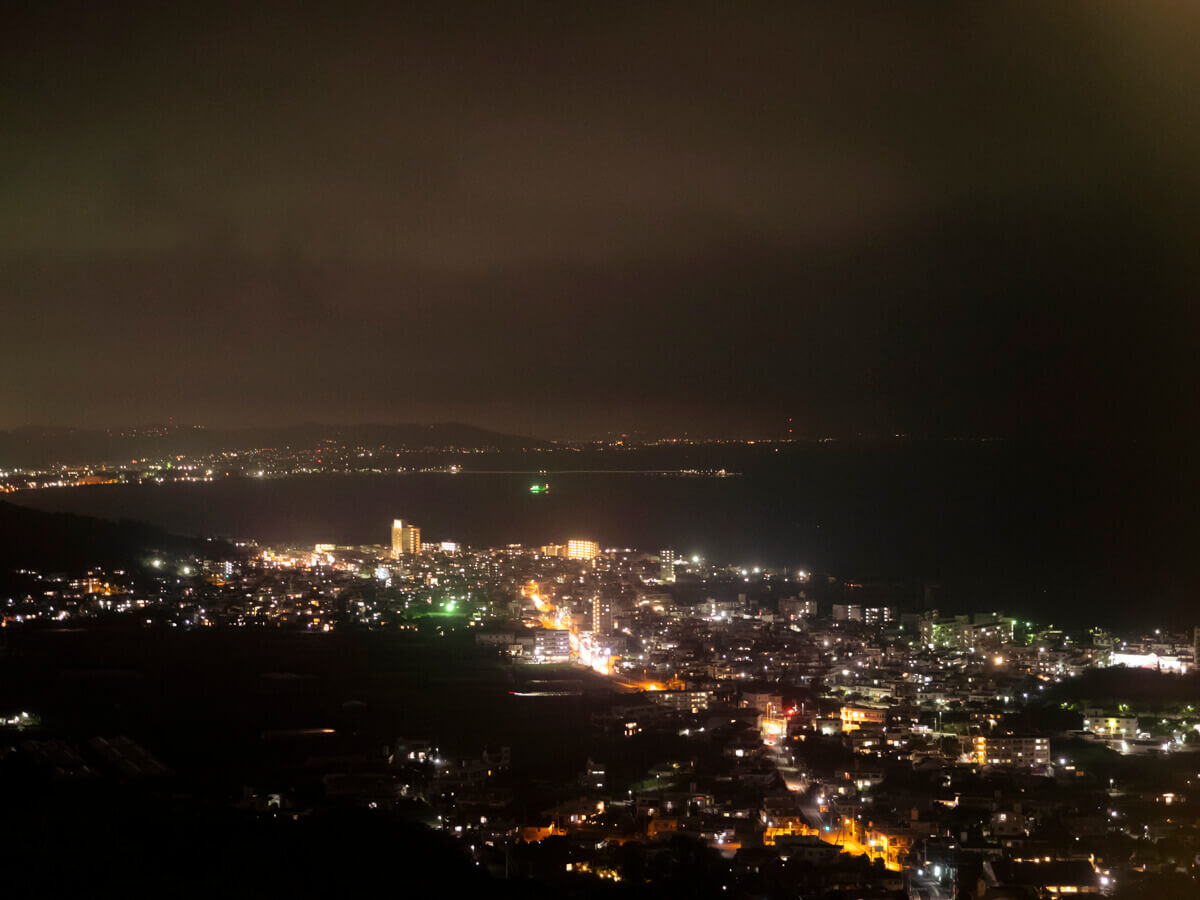 与那原の夜景