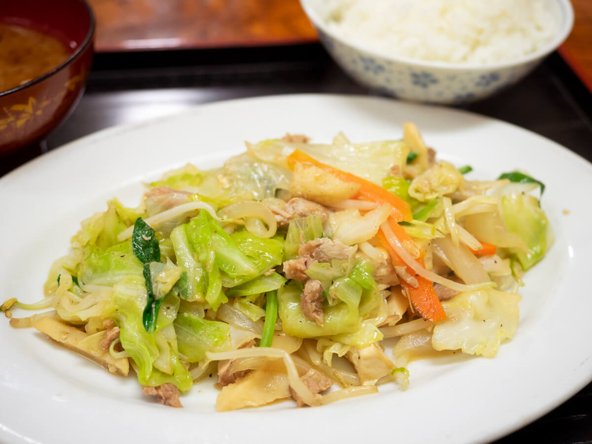 ひがし食堂の野菜炒め