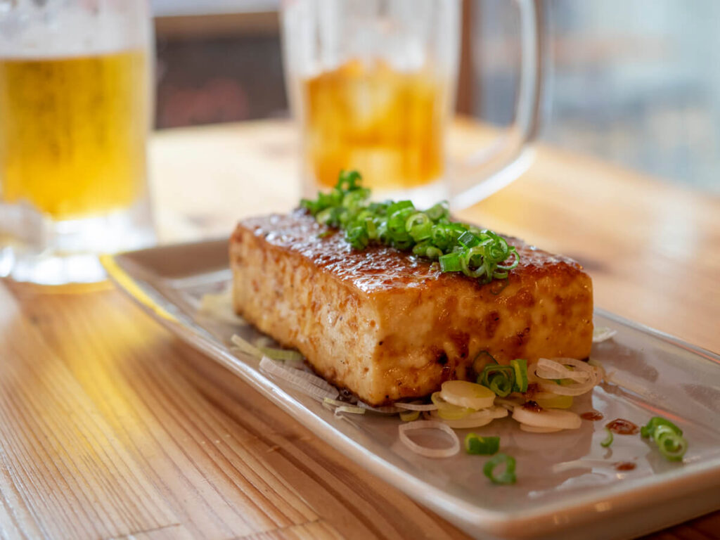 島豆腐のステーキがおいしい