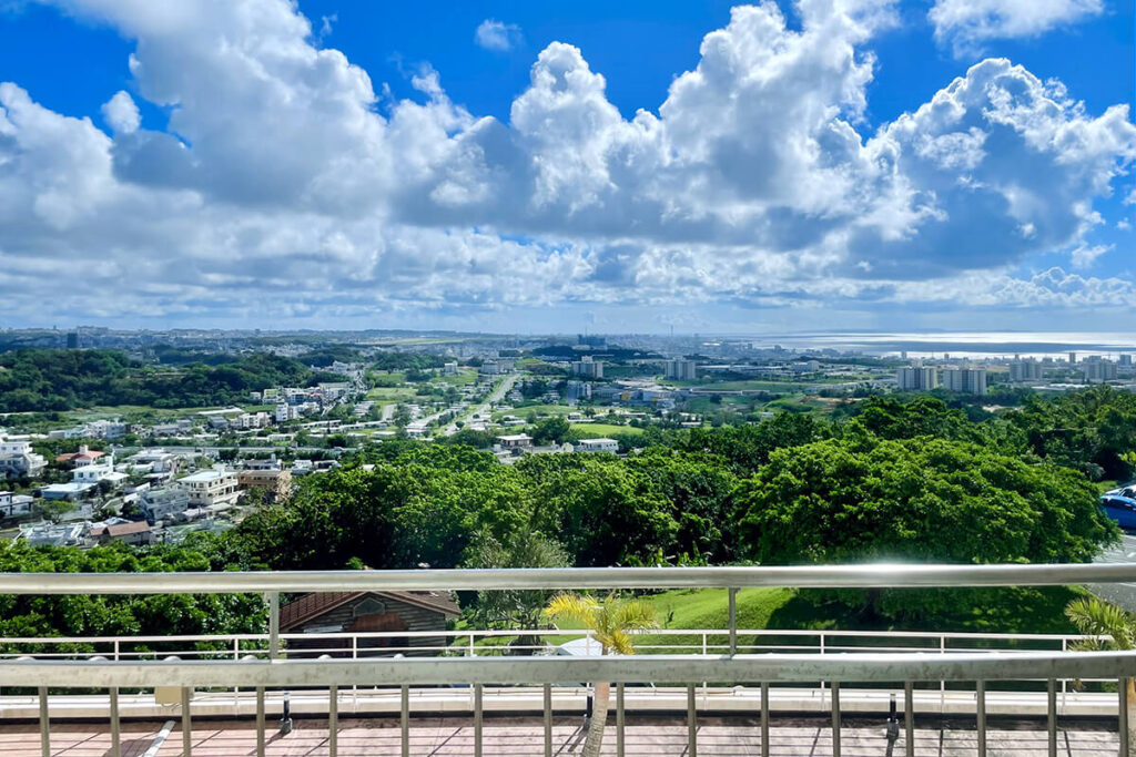 バルコニーからの景色