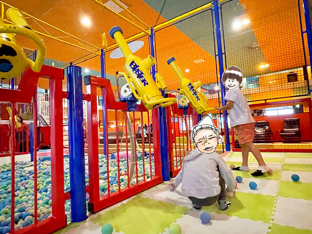 子どもと平日のスポッチャ行くの実質 遊園地かも！【@宜野湾 ラウンド