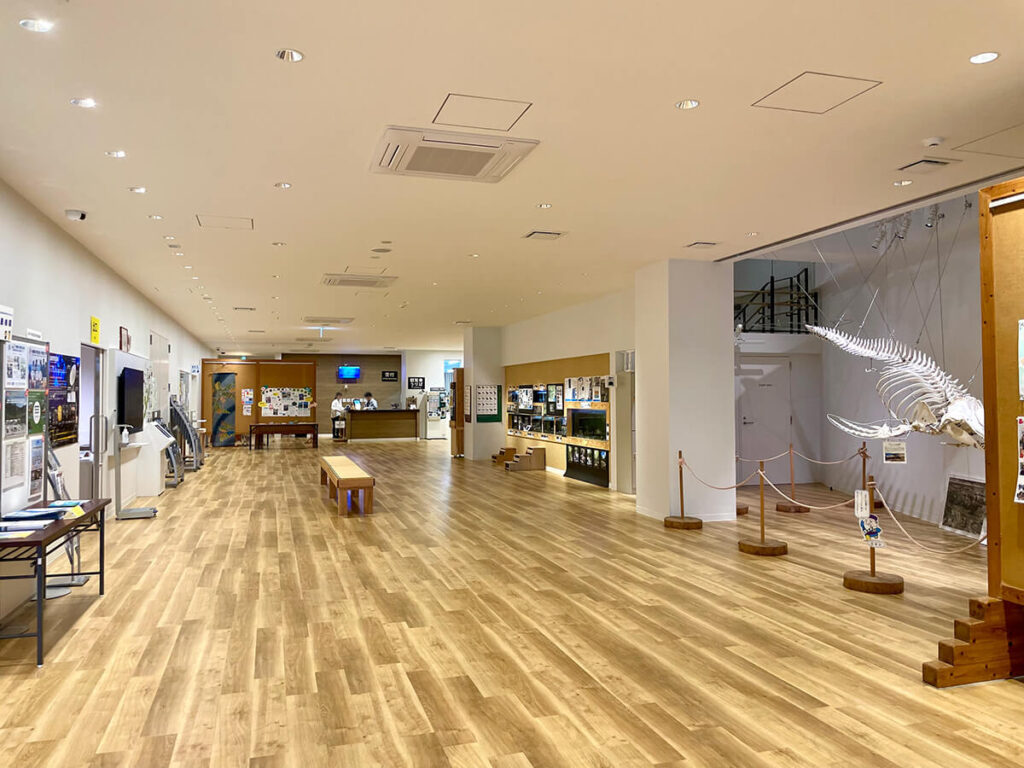 1階は受付と特別展示場