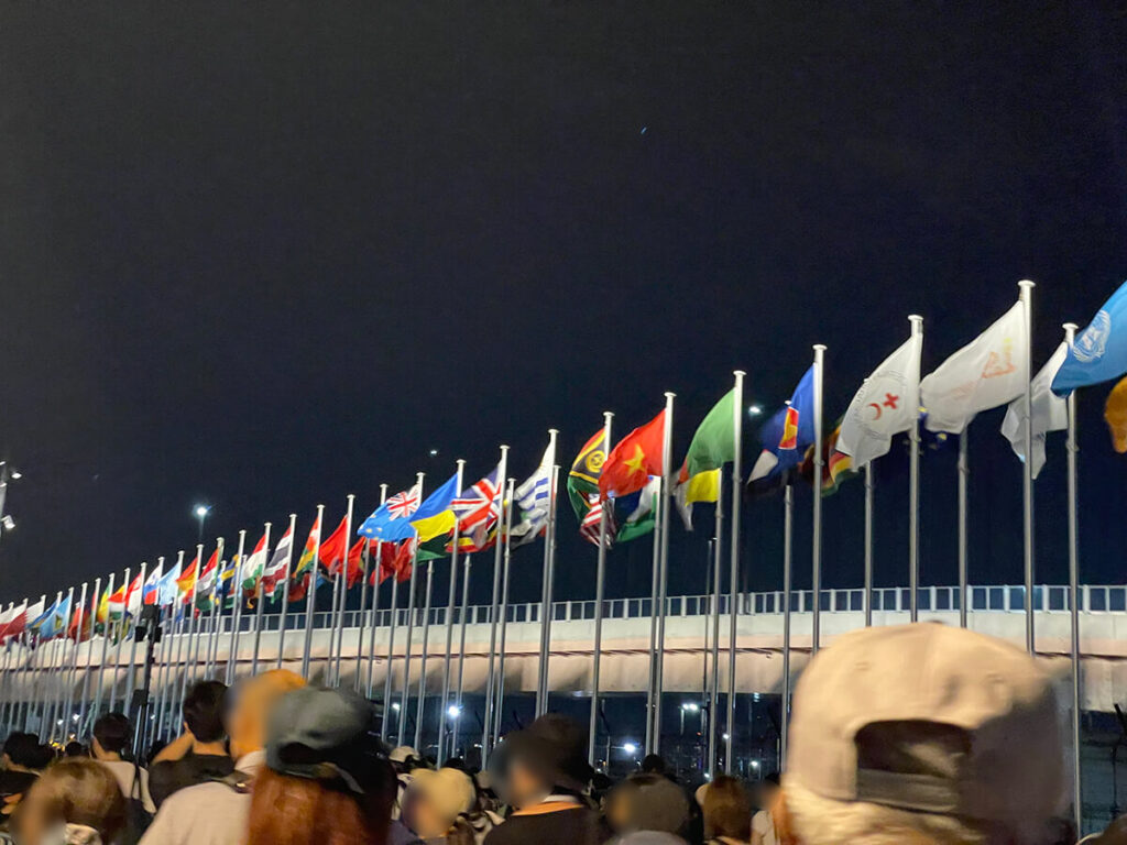 万博の混雑