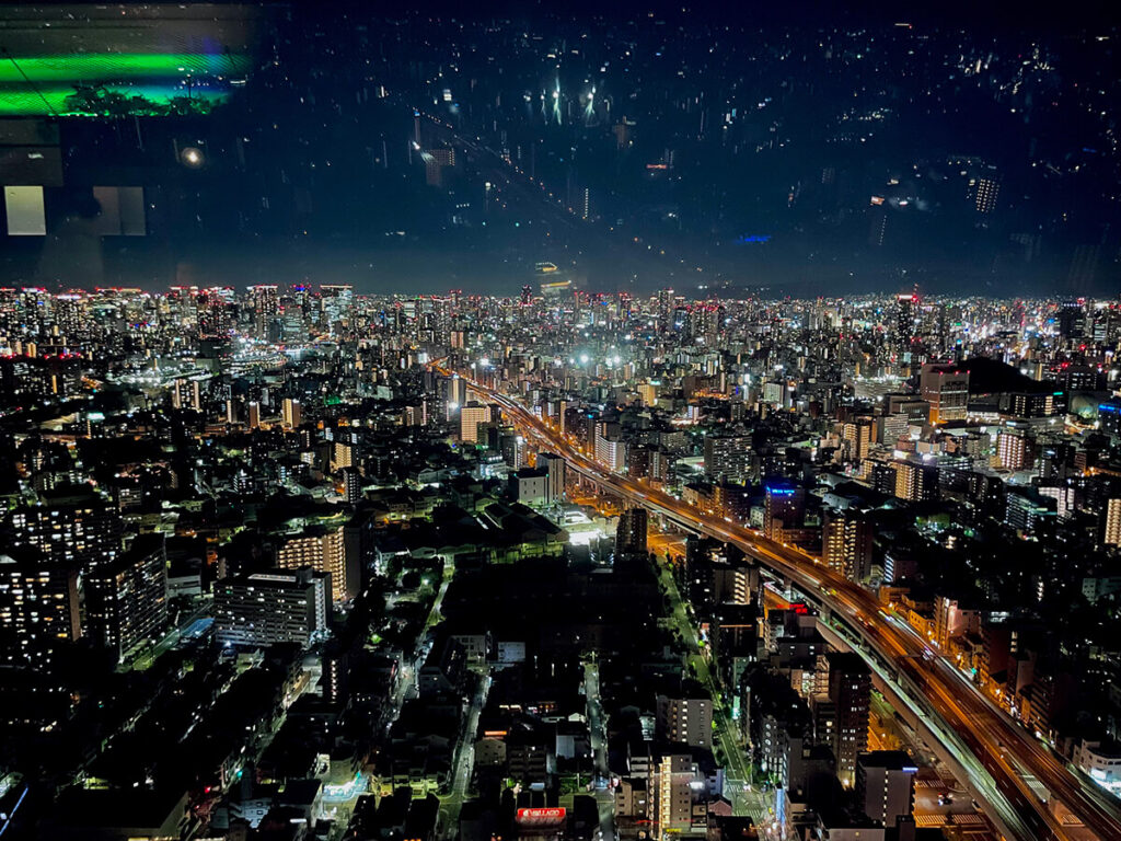 レストランからの夜景
