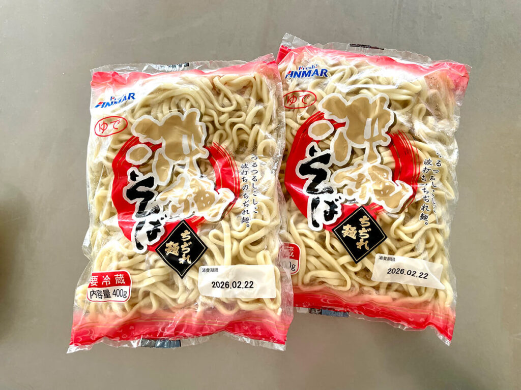 沖縄そばの麺