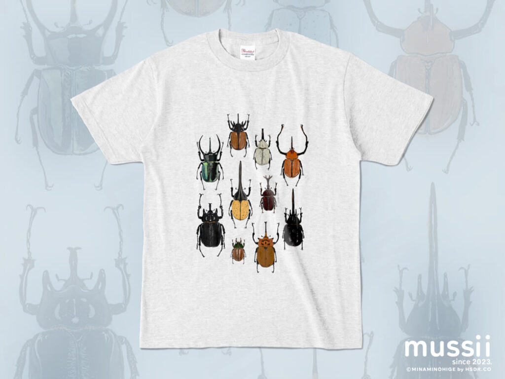 カブトムシTシャツ