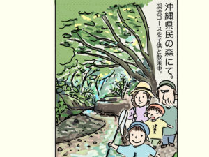 沖縄県民の森にて