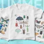 みなみのひげの昆虫Tシャツ